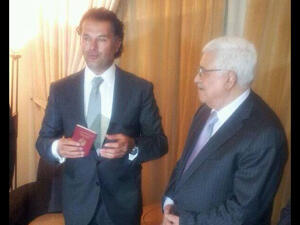Ragheb Alama is totally excited to be a Palestinian citizen now!
