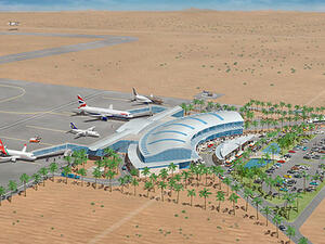 Tentative plans for the terminal at Ras Al Hadd Airport in Oman (Courtesy of Construction Week Online)