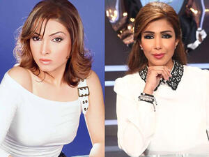 Rogina flipped out on Arwa on the "Nawaret" show. (Image: Facebook)