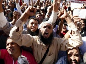 تظاهرة لسلفيين مصريين
