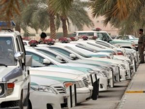 سيارات تابعة للشرطة السعودية