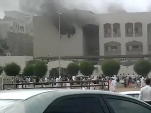 A screen shot taken from the two-and-a-half-minute video posted on YouTube that went viral since Saturday.