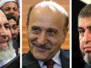 المرشحون المستبعدون الشاطر وسليمان وابو اسماعيل