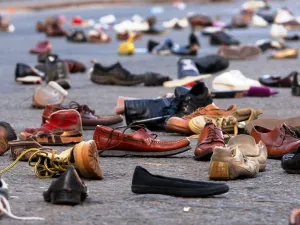In the Middle East, showing the souls of your feet, or worse still underside of your shoes, is akin to spitting or giving someone the finger. A mark of utter disrespect. It is to say in old English speak, I bite my thumb at thee.