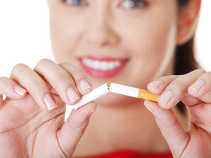 A Saudi woman has filed for divorce after catching her husband lighting up a crafty fag near their home in Jeddah. We can't imagine there was this much smiling involved! (Shutterstock)