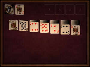 Game for one favorite- solitaire. Now a popular iPad activity across the generations.