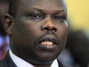 باقان اموم كبير مفاوضي جنوب السودان
