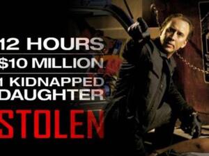The movie Stolen, starring Nicolas Cage and Malin Akerman.
