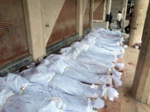 جثث لقتلى في اعمال العنف في سوريا