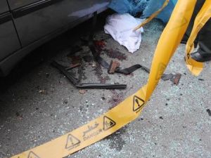 تطويق امني لموقع انفجار دراجة نارية مفخخة في طهران في 2012
