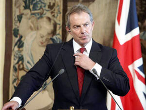 Tony Blair, former British Prime Minister has strong faith in Middle East's peace.  Tony Blair, former British Prime Minister has strong faith in Middle East's peace.