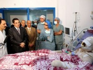 مطلق الشرارة بوعزيزي مع الرئيس الفار 