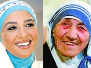 Hannan and the world's most famous nun: Mother Theresa 
