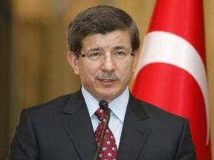 Turkey's foreign minister, Ahmet Davutoglu