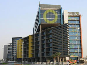 The twofour54 studios in Abu Dhabi host a Syrian co-production. (File photo).