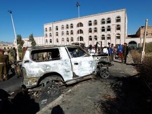 A funeral was held earlier this week for the 56 that were killed in the attack on the defense ministry Dec. 5 (Mohamed Huwais/AFP)