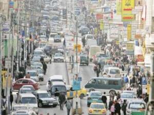 مشهد من احد الشوارع في الاردن