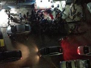 الدماء تغطي المكان