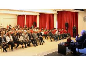 During the meeting with students of Amman Baptist School.