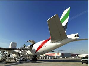 UAE-made KhalifaSat was flown from Dubai to South Korea on an Emirates SkyCargo Boeing 777 freighter aircraft.