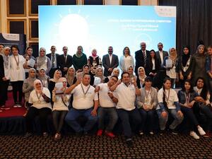 The competition was held at Landmark Amman Hotel, included participants from more than 40 schools and centers for people with disabilities across the Kingdom.