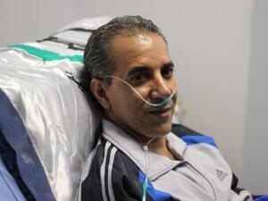 المحرر محمد التاج خلال جلسة علاجية 