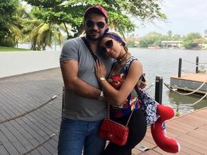 محمد الترك وزوجته دنيا بطمة