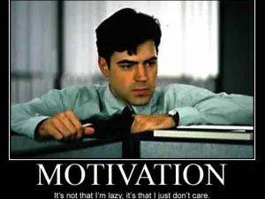 Some people are not motivated by reward, you give the promise and there is no change in their performance, which really means there is no change in their attitude (image: on file). 