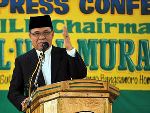 Al Haj Murad Ebrahim, chairman of the Moro Islamic Liberation Front (MILF) (AFP/File Photo)