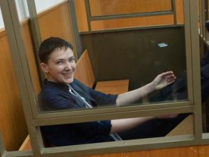 ناديجدا سافتشينكو المدانة بقتل صحفيين روسيين خلال معارك بجنوب شرق أوكرانيا