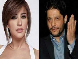 الفنانة نجوى كرم والفنان معين شريف