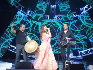 Najwa Karam performing at the #FebrayerKuwait Festival. (Image: Facebook)