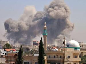  القوات الحكومية تقصف مدينة نوى بجنوب سوريا وتقارير عن خسائر بشرية