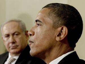 الرئيس الامريكي باراك أوباما ورئيس الوزراء الاسرائيلي بنيامين نتنياهو