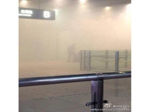  انفجار هز صالة وصول المسافرين بمطار بكين