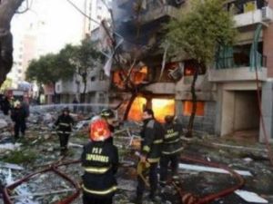 الحصيلة النهائية لقتلى انفجار وقع في مبنى سكني وسط البلاد ارتفعت إلى 21 قتيلا