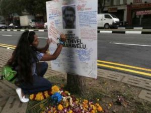 صرح وزير الداخلية، تيو شي هين، ان الشرطة عززت دورياتها في المناطق المكتظة بالعمال الاجانب