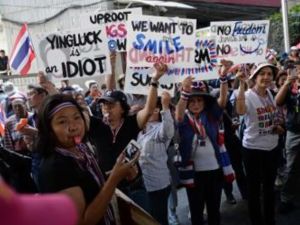 حملة "إغلاق بانكوك" شهدت القليل من أعمال العنف 