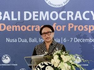 وزيرة خارجية إندونيسيا رتنو مرصودي

