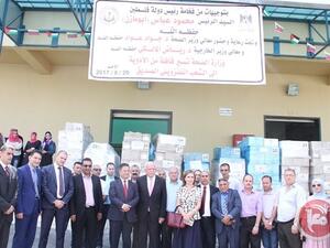 السلطة الفلسطينية تسير شاحنات أدوية إلى الشعب الفنزويلي 