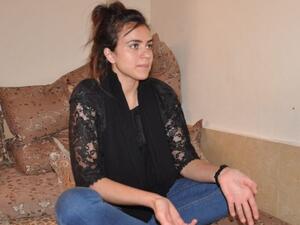 أشواق الأيزيدية التي اختطفها مسلحو داعش عندما كانت في الخامسة عشرة من عمرها