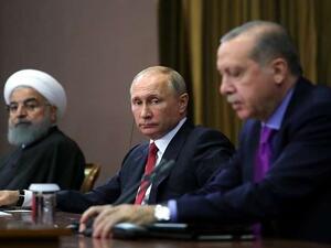 جانب من القمة الثلاثية حول سوريا
