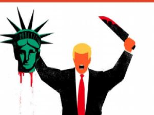 رسم كاريكاتوري على غلاف دير شبيجل الألمانية