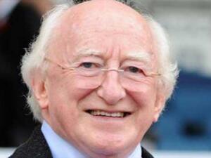 الرئيس الايرلندي مايكل هيجينز 