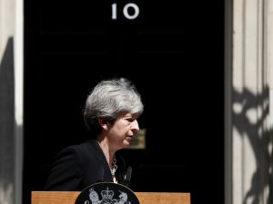 وزيرة الخارجية البريطانية تيريزا ماي