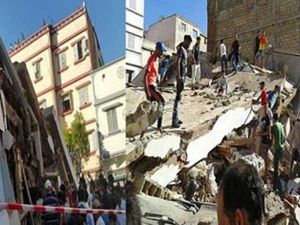  انهيار جزئي لمبنى مأهول في وسط كازاخستان