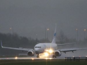 طائرة من طراز بوينغ كانت تقوم برحلة بين بونتا كانا وموسكو