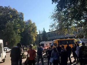 انفجار في كلية بوليتيكنك في مدينة كيرتش غربي شبه جزيرة القرم