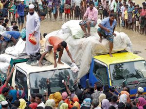 شحنة مساعدات للمسلمين في ولاية راخين
