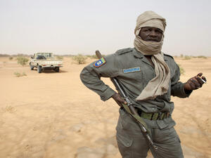 جندي من حرس الحدود الموريتاني